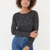 Black Bree Spot Top