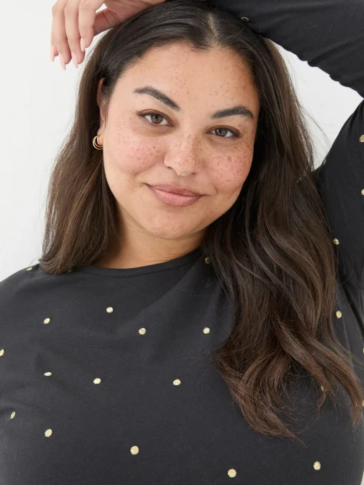Black Bree Spot Top