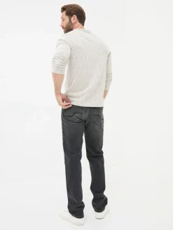 Black Straight Fit Jeans