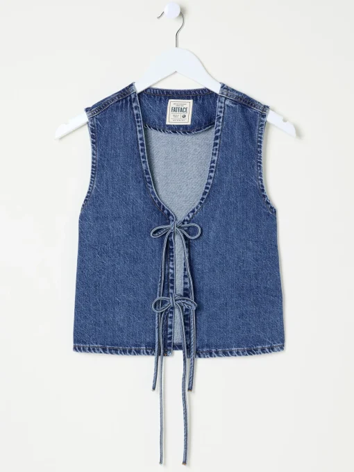 Blue Alba Denim Waistcoat