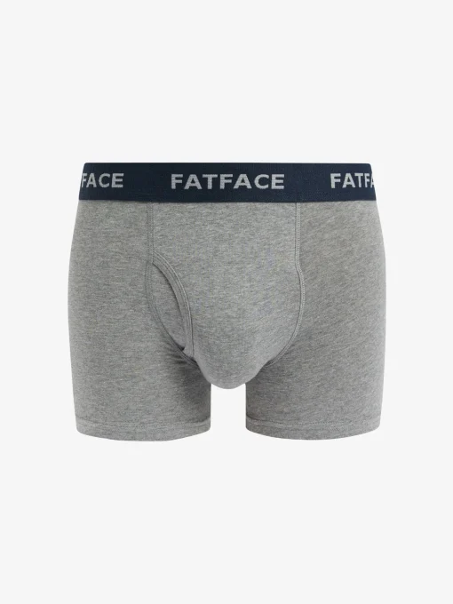 Blue/Grey Classic Cotton Boxer 3 Pack
