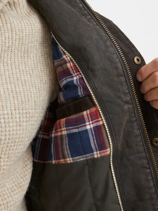 Brown Hooded Jacket