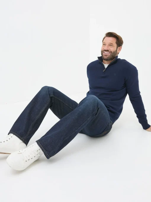 Dark Vintage Blue Bootcut Jeans