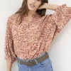 Evelyn Dusky Pink Paisley Blouse