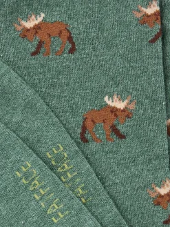 Green Moose Men's Socks 1 Pack