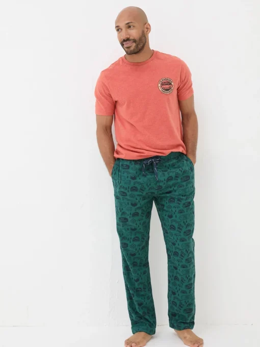 Green Outdoors Print Pyjamas