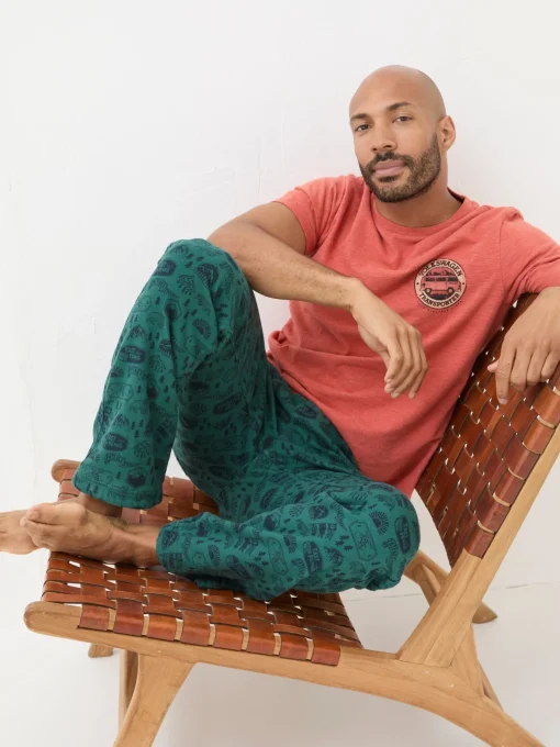 Green Outdoors Print Pyjamas