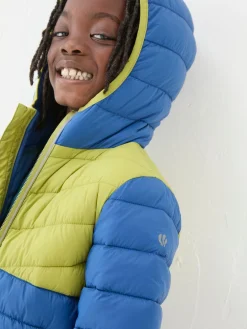 Harry Cobalt Blue Hooded Padded Jacket