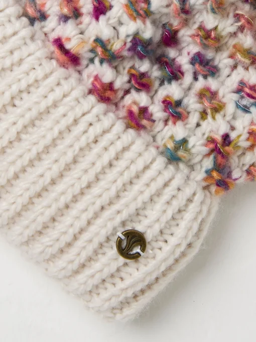 Ivory Spacedye Bobble Hat