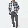 Kent Grey Cuffed Cargo Trousers
