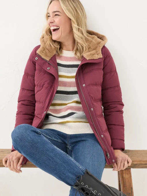 Lara Red Lara Puffer Coat