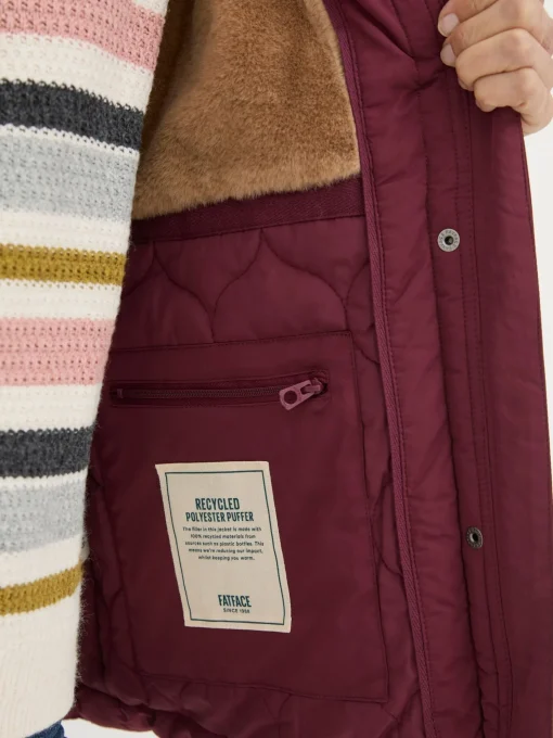 Lara Red Lara Puffer Coat