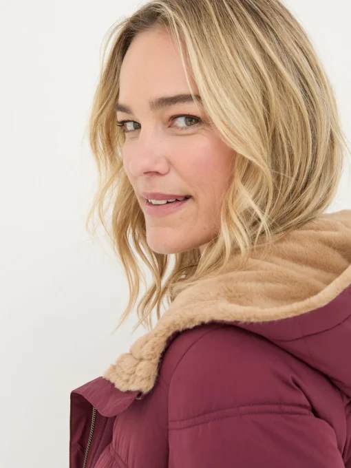 Lara Red Lara Puffer Coat