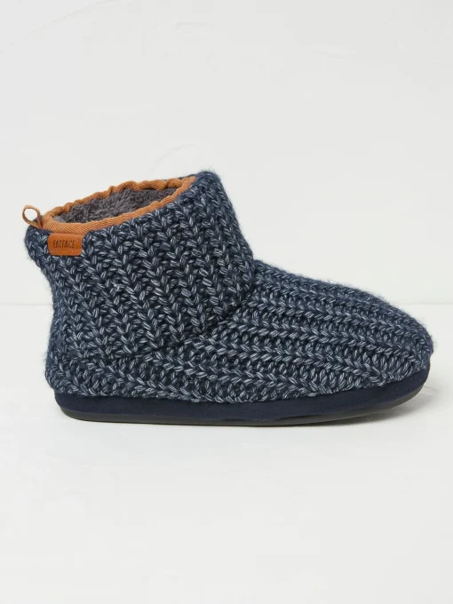 Laurence Navy Laurence Knit Boots