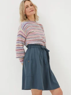 Nicole Grey Utility Skirt