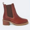 Orla Red Chelsea Boots