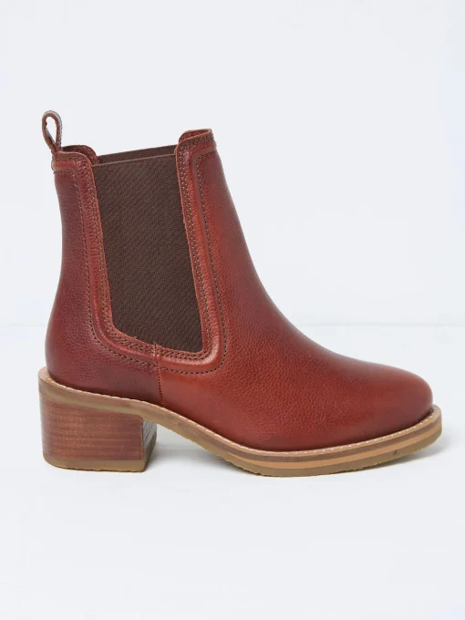 Orla Red Chelsea Boots