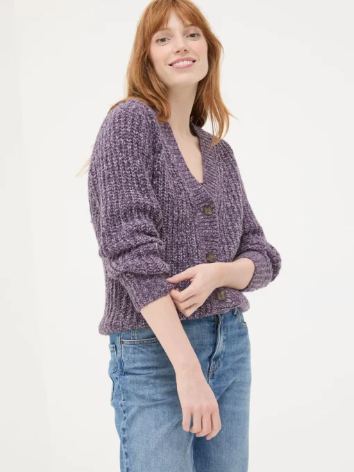 Purple Alicia Cardigan