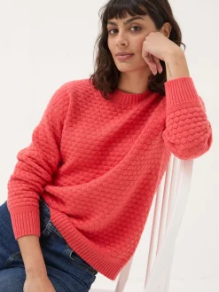 Red Ayla Knitted Jumper