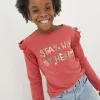 Red Wild At Heart Graphic T-Shirt