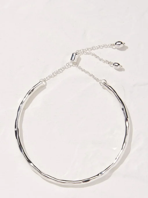 Silver Adjustable Bangle