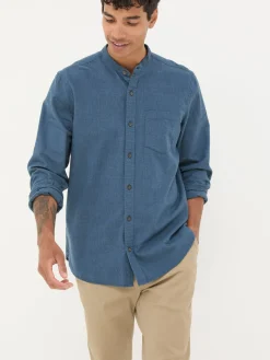 Tadlow Blue Grandad Shirt